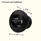 Aquarium Bulkhead Fitting (Slip x Slip) - Aquarium Co - Op