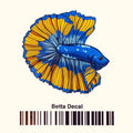 Betta Decal - Aquarium Co - Op