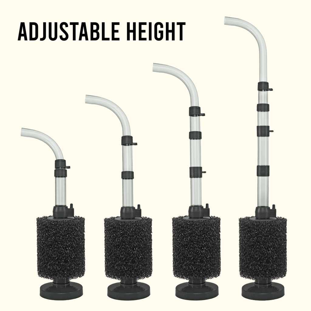 Black Easy Flow Sponge Filter (coarse) - Aquarium Co - Op