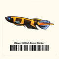 Clown Killifish Decal Sticker - Aquarium Co - Op