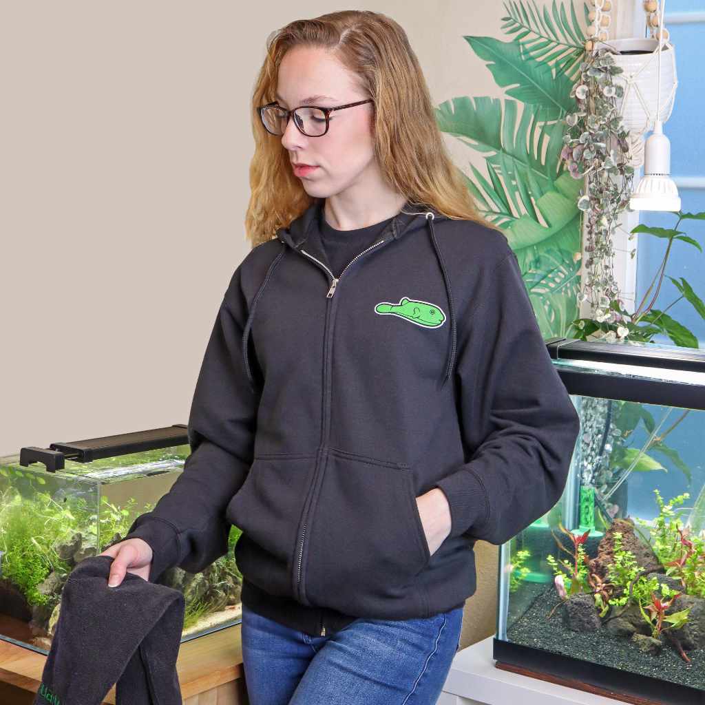 Green Puffer Hoodie - Aquarium Co - Op