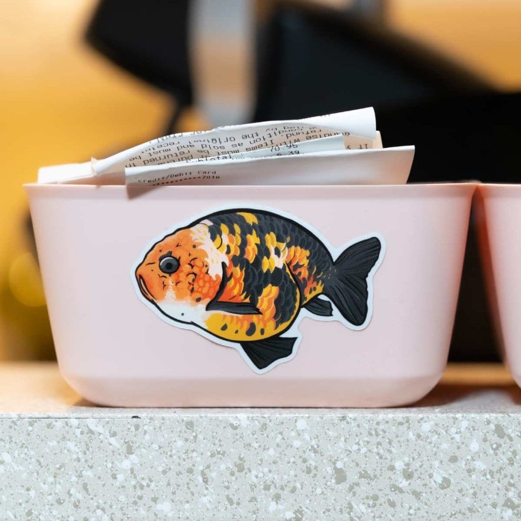 Ranchu Decal Sticker - Aquarium Co - Op