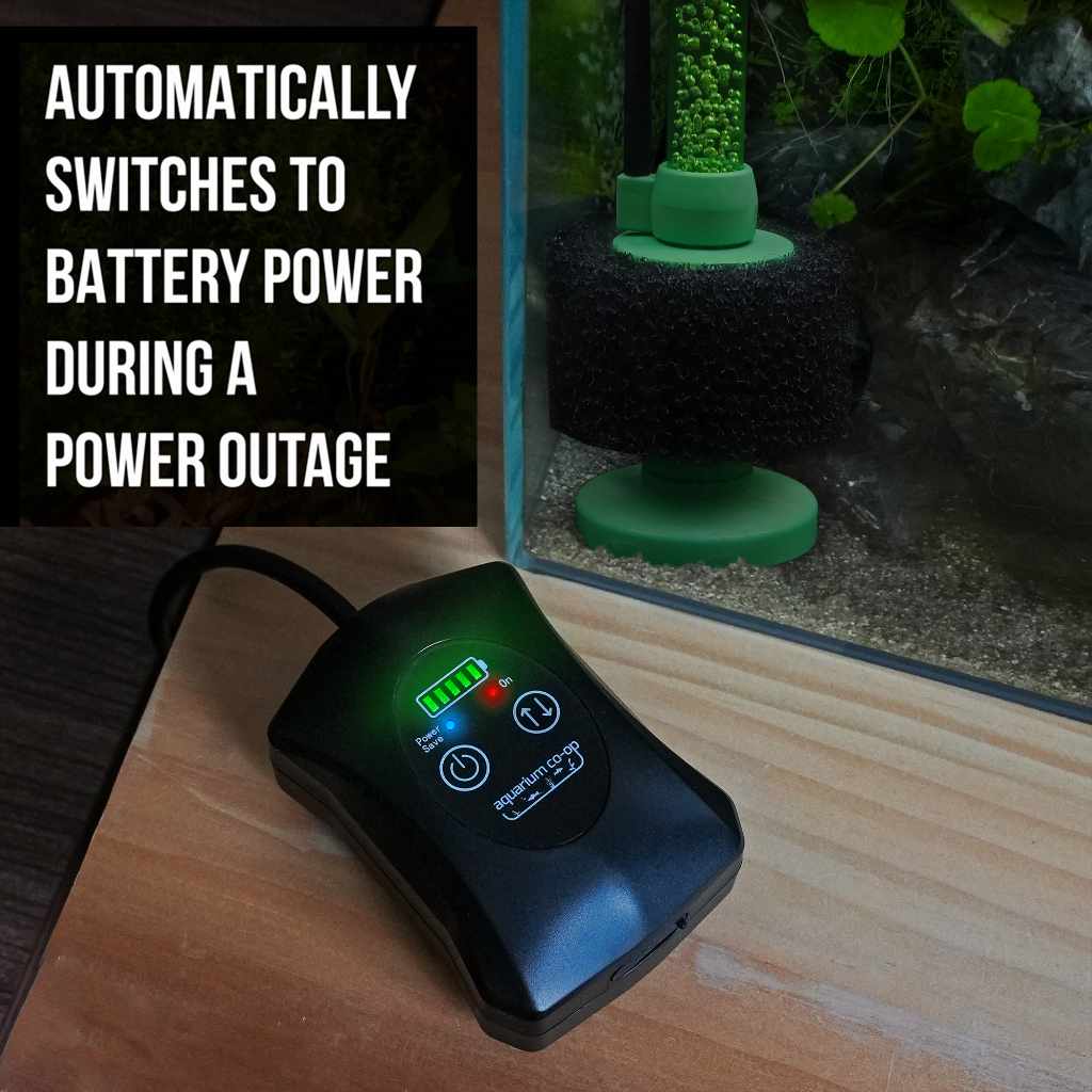 Scratch and Dent Aquarium Co - Op Air Pump with Battery Backup - Aquarium Co - Op