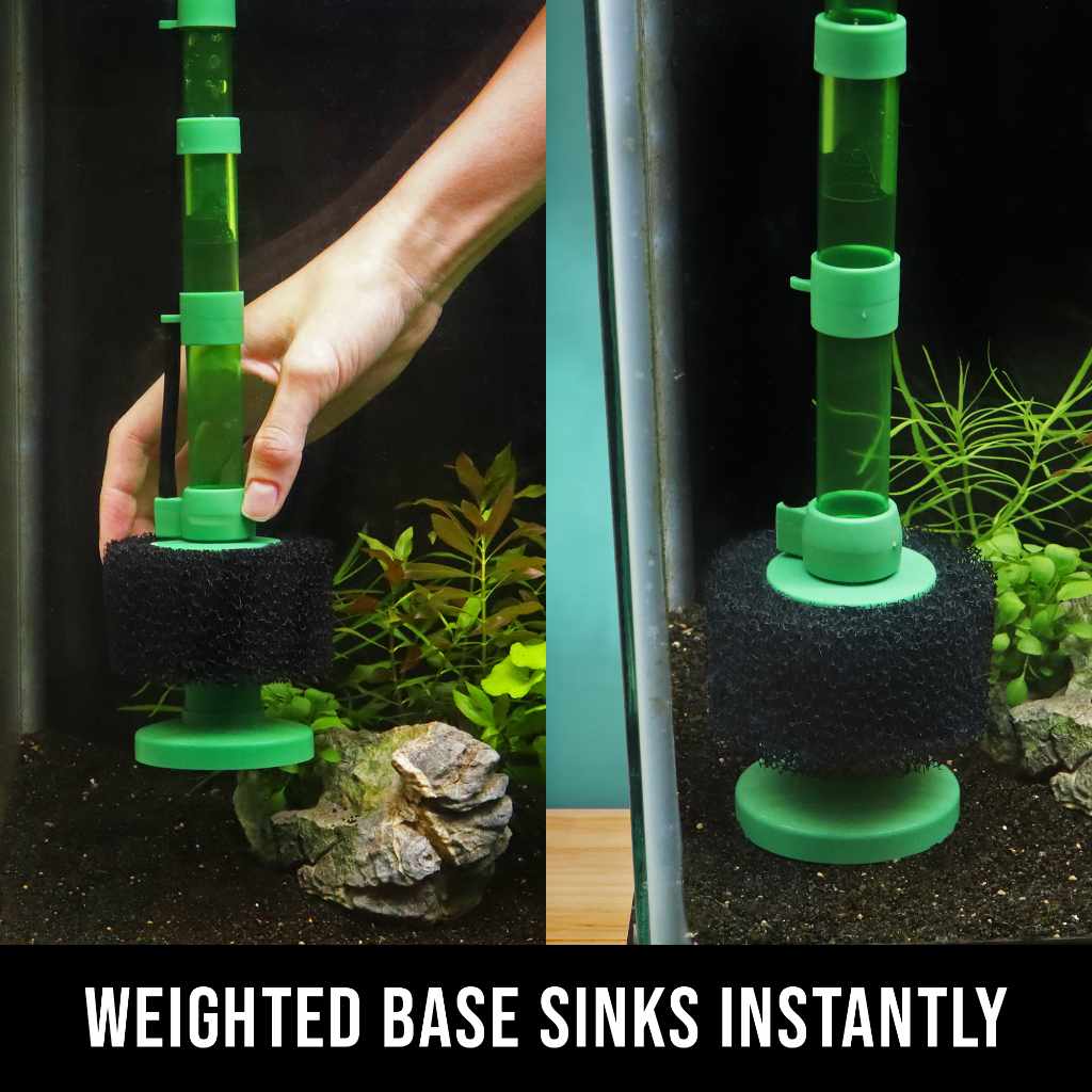 Scratch and Dent Green Easy Flow Sponge Filter (coarse) - Aquarium Co - Op