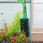 Scratch and Dent Green Easy Flow Sponge Filter (coarse) - Aquarium Co - Op