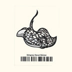 Stingray Decal Sticker - Aquarium Co - Op