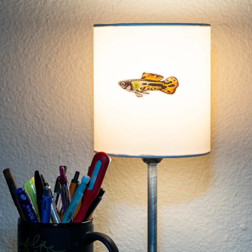 Vienna Guppy Decal Sticker - Aquarium Co - Op